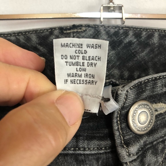 Ann Taylor Loft Stretch Denim Jeans Distressed Black - Picture 6 of 9